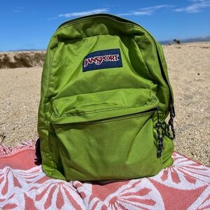 Vintage Jansport brat Green Backpack